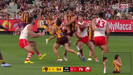 Hawks star absolutely clobbered by teammate in brutal hit