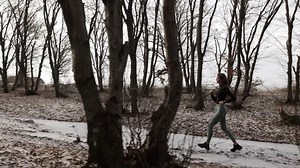 Side View Slim Beautiful Woman Running Stock Footage Video (100% Royalty-free) 1098043905 | Shutterstock