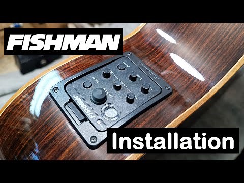 How to install Fishman preamp