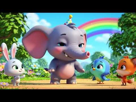 Elefant-sangen 🐘🎶 | Dansk Børnesang om Elefanter | Børnevideo