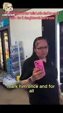 Store Worker Karen Interrupts Little Girls in Bathroom