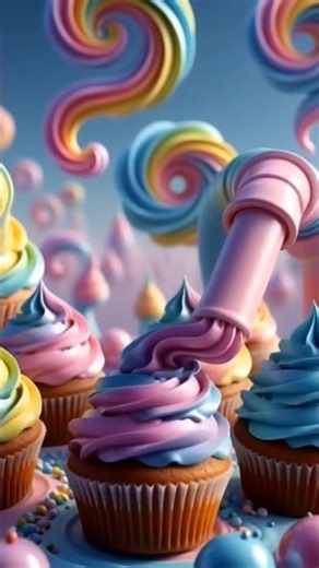 Yummy Cupcake Recipe 🎂 | Fun Cooking Video for Kids. #shortvideo #cupcake