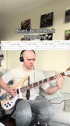 Moby Dick - Led Zeppelin bass tab #bass #bassguitar #basscover #basstabs #ledzeppelin #blues #cover