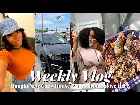 BOUGHT A NEW CAR 🥳• LIT HOUSE PARTY • DON’T MOVE TO HOUSTON | Gina Jyneen VLOGS