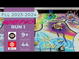 FLL 2023 2024 Masterpiece - Run 1 | EV3