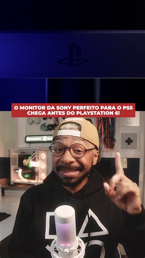 GameAssado 🔥 on Instagram: "Antes do PlayStation 6, a Sony vai lançar esse monitor incrível pensado especialmente pra quem joga no PS5. Ele tem painel IPS de 27 polegadas com resolução 1440p e taxa de atualização de 240 Hz — perfeito pra quem curte jogos de tiro. No PlayStation 5 ele roda até 120 Hz, mas também pode ser usado no PS5 Pro ou no PC. Além disso, vem com duas portas HDMI 2.1, uma DisplayPort 1.4 e USB-C para conectar dispositivos PlayStation. E o melhor: dá pra encaixar uma base que