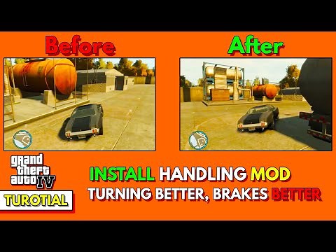Install Handling Mod GTA 4(Hindi)丨Car flips while turning problem FIX, Better Turns, Better Brakes
