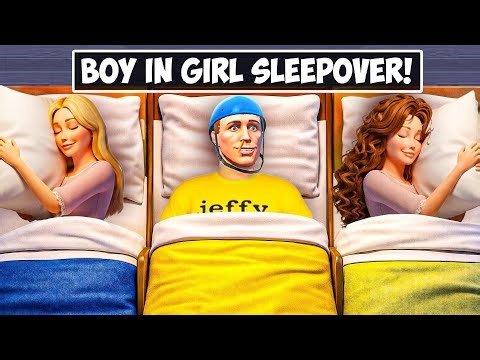 BOY in a GIRLS ONLY GTA 5 Sleepover!