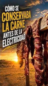 How meat was preserved before electricity