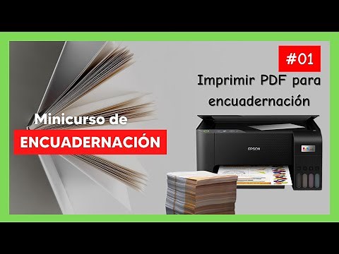 Curso encuadernación 📚 fácil #01: Imprimir libro en PDF para coser por cuadernillos, paso a paso