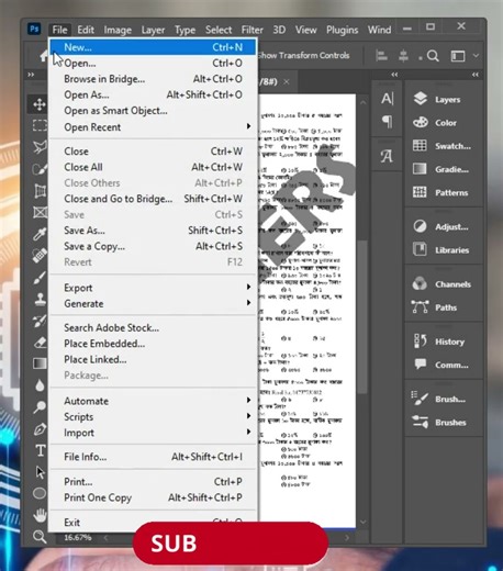 How to Save_PNG_JPG_GIF In Adobe Photoshop #shots #ytstudio #tutorial
