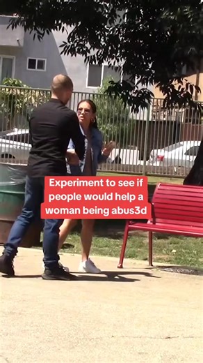 Heroic men stop a bad boyfriend. #experiment #awareness #kindness #hero | Experiments By Matt