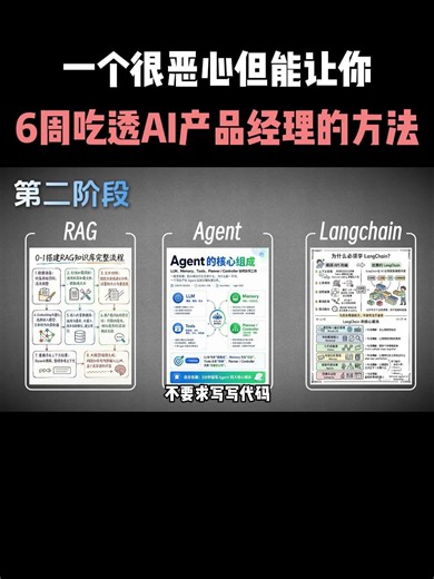 一个很恶心但能让你6周吃透AI产品经理的方法#人工智能 #产品经理 #ai #大模型 #程序员