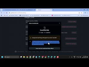 How to delete a repository in GitHub