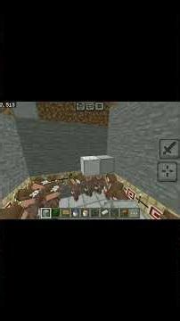 Minecraft Survival Iron Farm 🔥 Fast & Easy (Bedrock)/#minecraftshorts #shorts