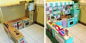 This Is the Most Impressive DIY Play Kitchen We've Ever Seen