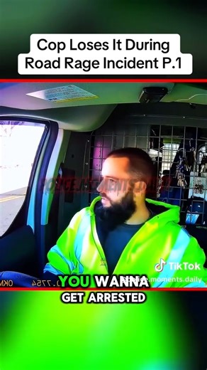 15K views · 47 reactions | Cop Loses It During Road Rage Incident Watch full video in the first comment | Cops Hive | Facebook