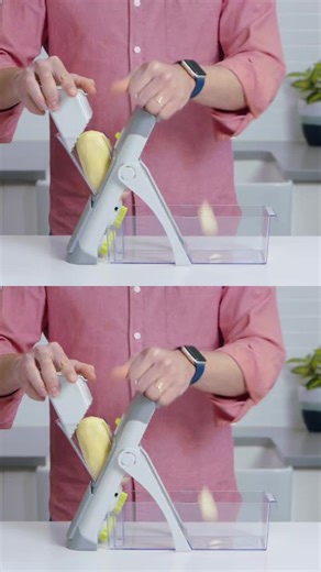 My favorite! The Rapid Prep Mandolin is super helpful during meal prep! *video from pamperedchef.com Link in bio #mealprep #cooking #baking #fries #frenchfries