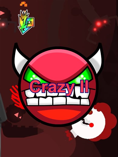 Crazy II 100% Completion #geometrydash #gd #fyp