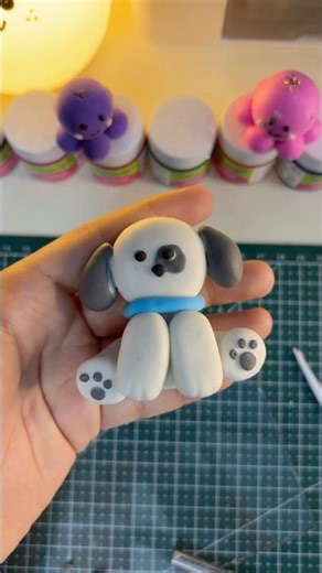 DIY Dog Clay Art 🐶✨#shorts #shortvideo #clayart #claycraft #cute #viralshorts