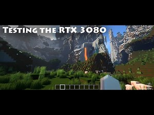 Testing the RTX 3080 with Minecraft ray tracing