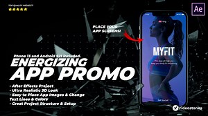 Energizing App Promo - Dynamic & Stylish Mobile App Demonstration Video