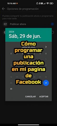 Cómo programar una publicación en mi página de Facebook #shorts #facebook #redessociales