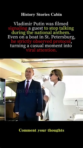 Putin Enforces Protocol During the Anthem