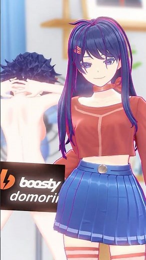 Kind Mita & Short-hair Mita | Simple Dimple Tik Tok Dance〖MiSide MMD〗#miside