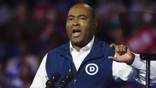 Outgoing DNC chair Jaime Harrison pushes back against critics of 'identity politics'