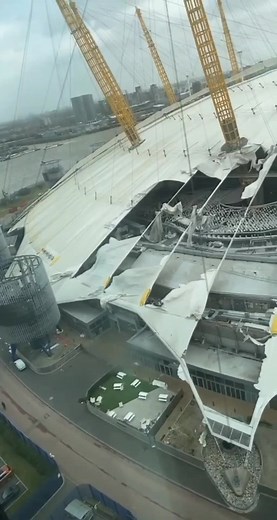 O2 Arena Dome is being shredded