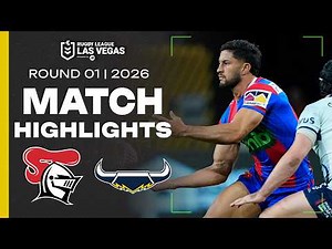 Las Vegas 2026 | Knights v Cowboys | Match Highlights | NRL Round 1
