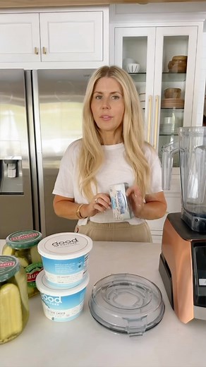 Lisa Allen on Instagram: "If you love dill #pickles, you’ll love this protein packed dip! Perfect for your next BBQ! Make it and tell me what you think. 🥒 #easyrecipes"