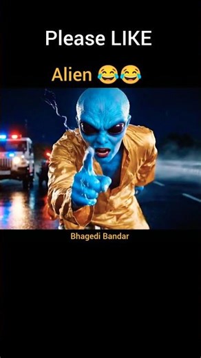 😂 Alien aur Polic ka panga #funny #ai