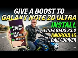 Install LineageOS 23.2 Android 16 ON Galaxy Note 20 Ultra Smooth ROM