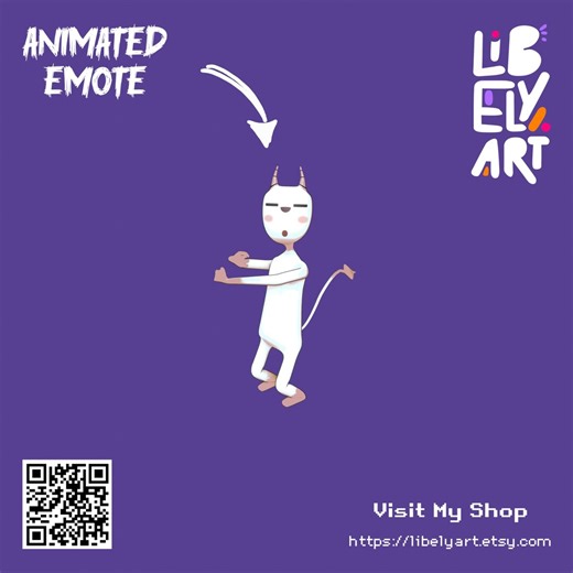Dancing Devil Twitch Emote – Silly Devil Dance Animated Emote – Chaos Reaction Emoji for Twitch & VTuber – Funny Emote 28px 56px 112px