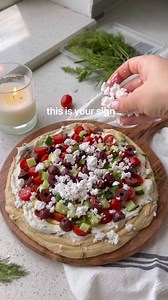 Bookmark this genius 7-LAYER GREEK DIP party idea!🫒✨follow HealthyGirl Kitchen for more healthy recipes! | HealthyGirl Kitchen