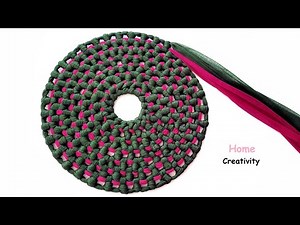 Doormat making at home, Super beautiful doormat, Paidan banane ka tarika, Home Creativity