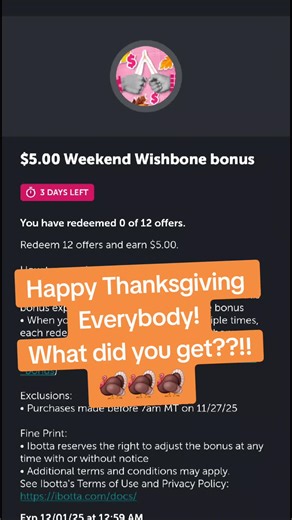 What ibotta offer did u get?!? #ibotta #cashback @Crystal saving the most 🤑 @Stephanie @Tiff (Spiffy Deals with Tiffy) @CouponwitBaybieT @CouponingwithLSP @Amanda @CouponingwithJames @couponing.with.shay @Deals With DJ @Easy Coupon Deals 🐠 @JennR @Kristin 💖 (KouponingwithaK) @Lauren @Peggie Saves 💀 🍑❎ @RStartCoupons @Ruby @savewithrobin @Shanna_Saves @Tephura-smash or pass Couponer @Tiffney $aves $marter @Tiny Deals @❌Piscescouponguru @couponwithleah