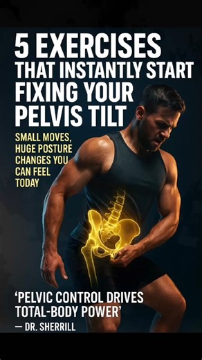5 Exercises That Instantly Start Fixing Your Pelvis Tilt.