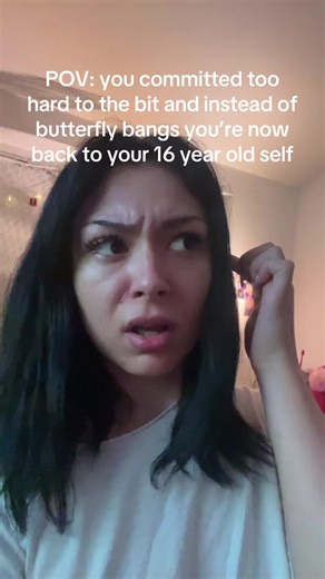 I guess this is the look now 😭 #fyp #foryoupage #bangs #iconic