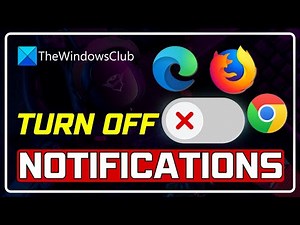 Turn Off NOTIFICATIONS in CHROME/EDGE/FIREFOX || Disable BROWSER Notifications [ANY BROWSER]