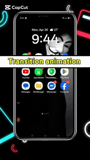 “Android Transition Animation 😊 #shorts”