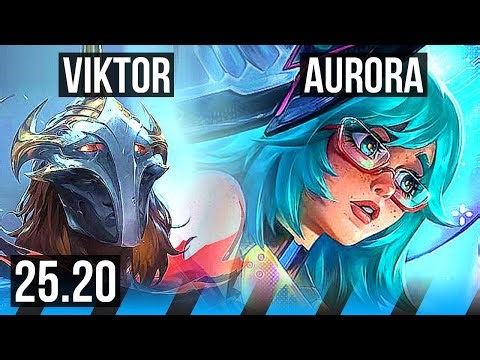 VIKTOR vs AURORA (MID) | 10/1/11, Rank 6 Viktor, Godlike | EUW Challenger | 25.20