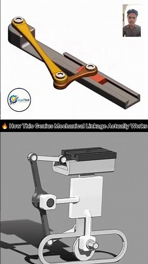 How This Genius Mechanical Linkage Actually Works! | Ingenious Motion Mechanism Explained | #Shorts