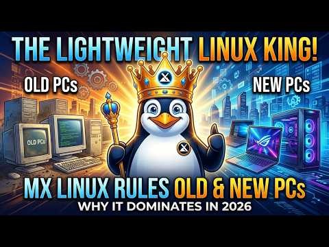 The Lightweight Linux King 👑 | Why MX Linux Rules Old and New PCs in 2026