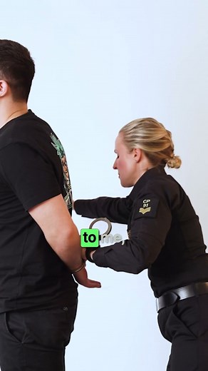 How To Apply Handcuffs | #securityguard #security #handcuffs #shorts #police