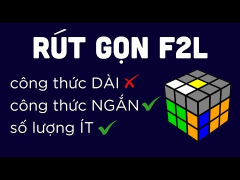 "Shortening" the F2L formula in CFOP | Simplifying F2L algorithms in CFOP | Viet Roux