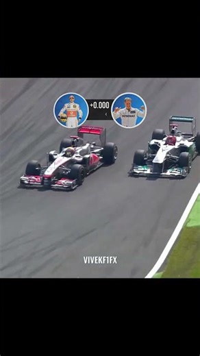 Schumacher and Hamilton Battle At Monza GP 2011⚡🏎️ #f1 #formula1