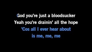 Karaoke Bloodsucker - CIL - CDG, MP4, KFN - Karaoke Version